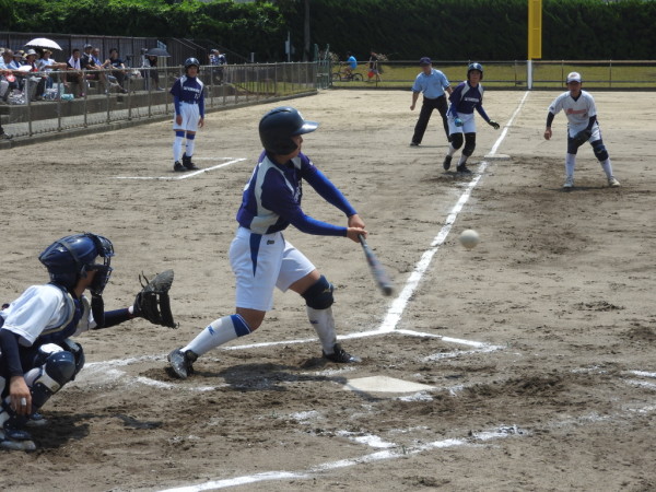 第67回石川県中学校ソフトボール大会　　代表決定戦の模様（門前　対　辰口　戦）７